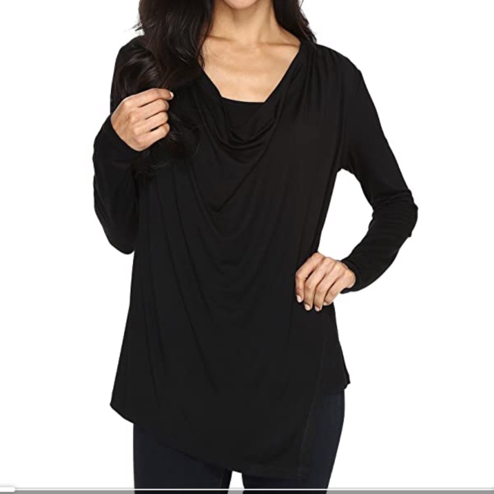 Karen Kane Asymmetrical Drape Top